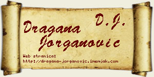 Dragana Jorganović vizit kartica